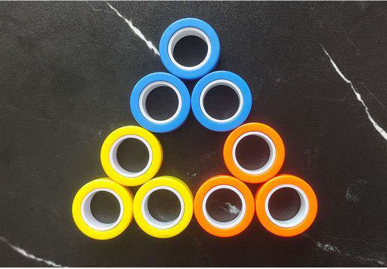 magnetic finger spinner rings